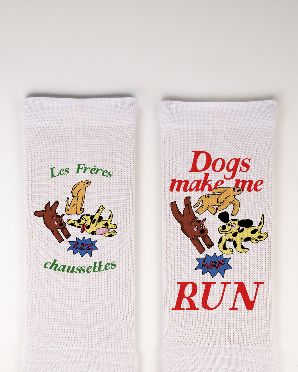 DOGS MAKE ME RUN