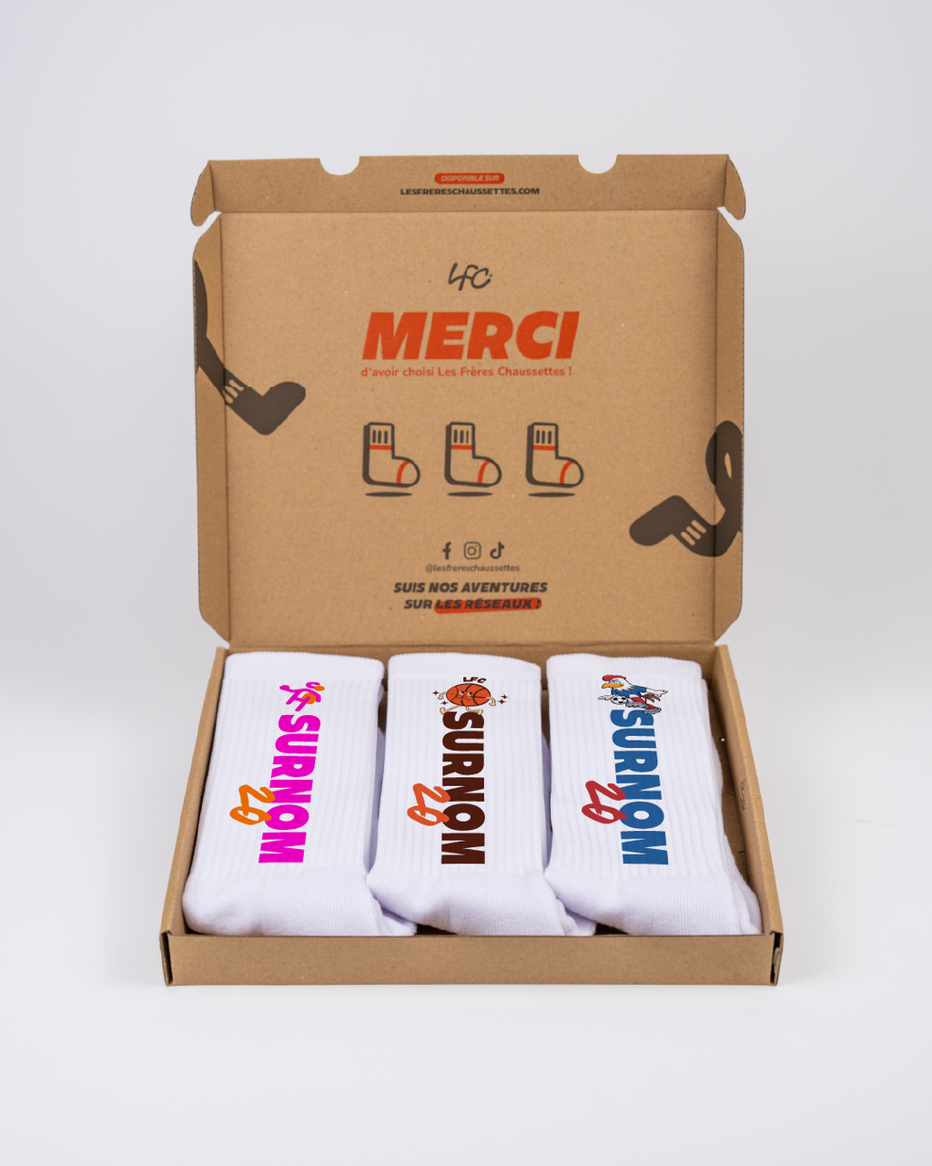 Pack 3 Paires Shoot