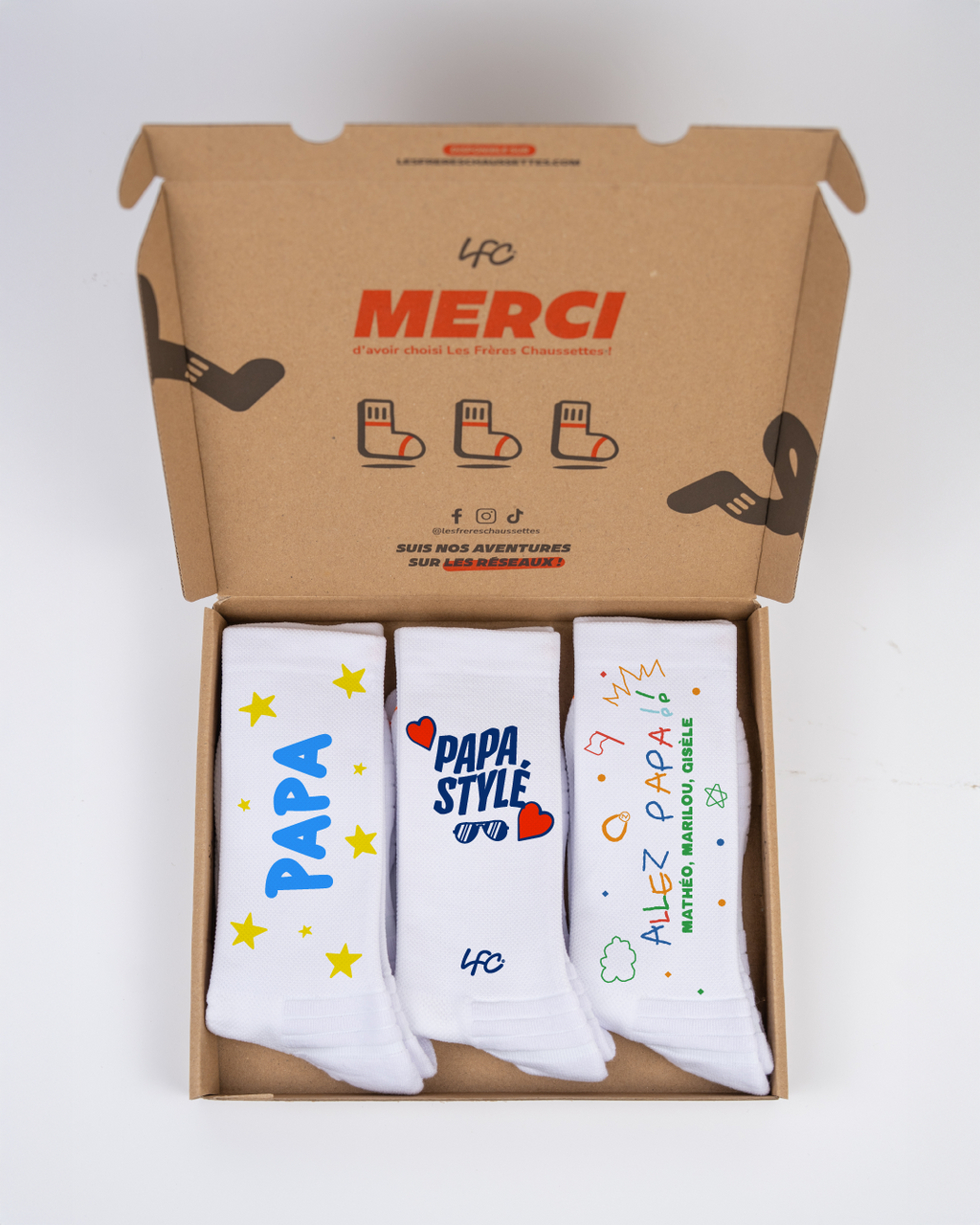 Pack 3 Paires Papa