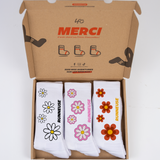 Pack 3 Paires Bouquet