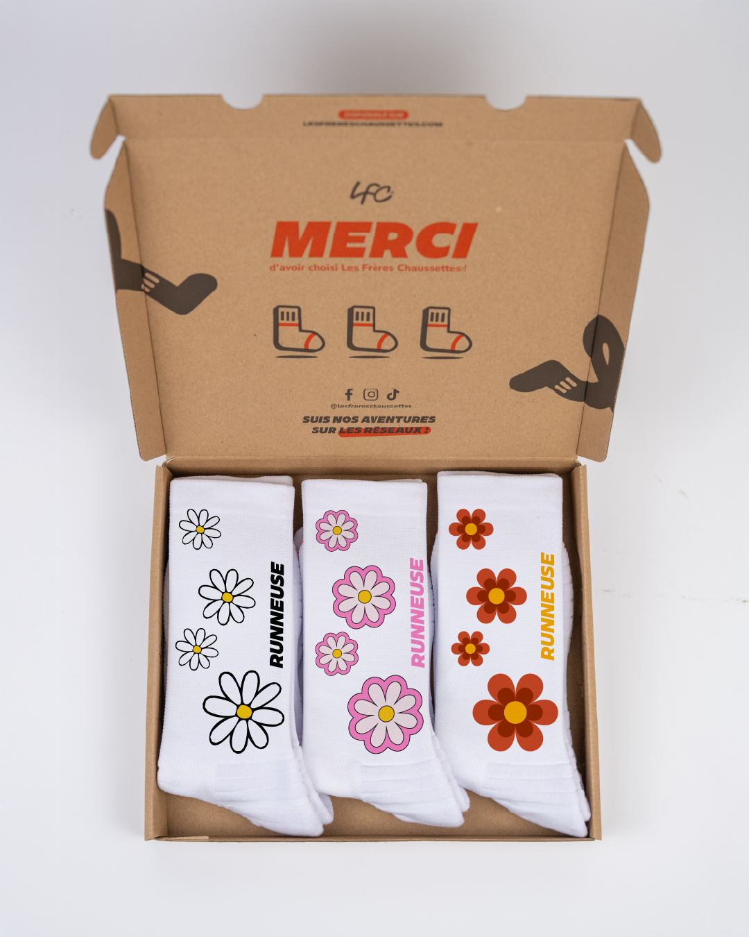 Pack 3 Paires Bouquet