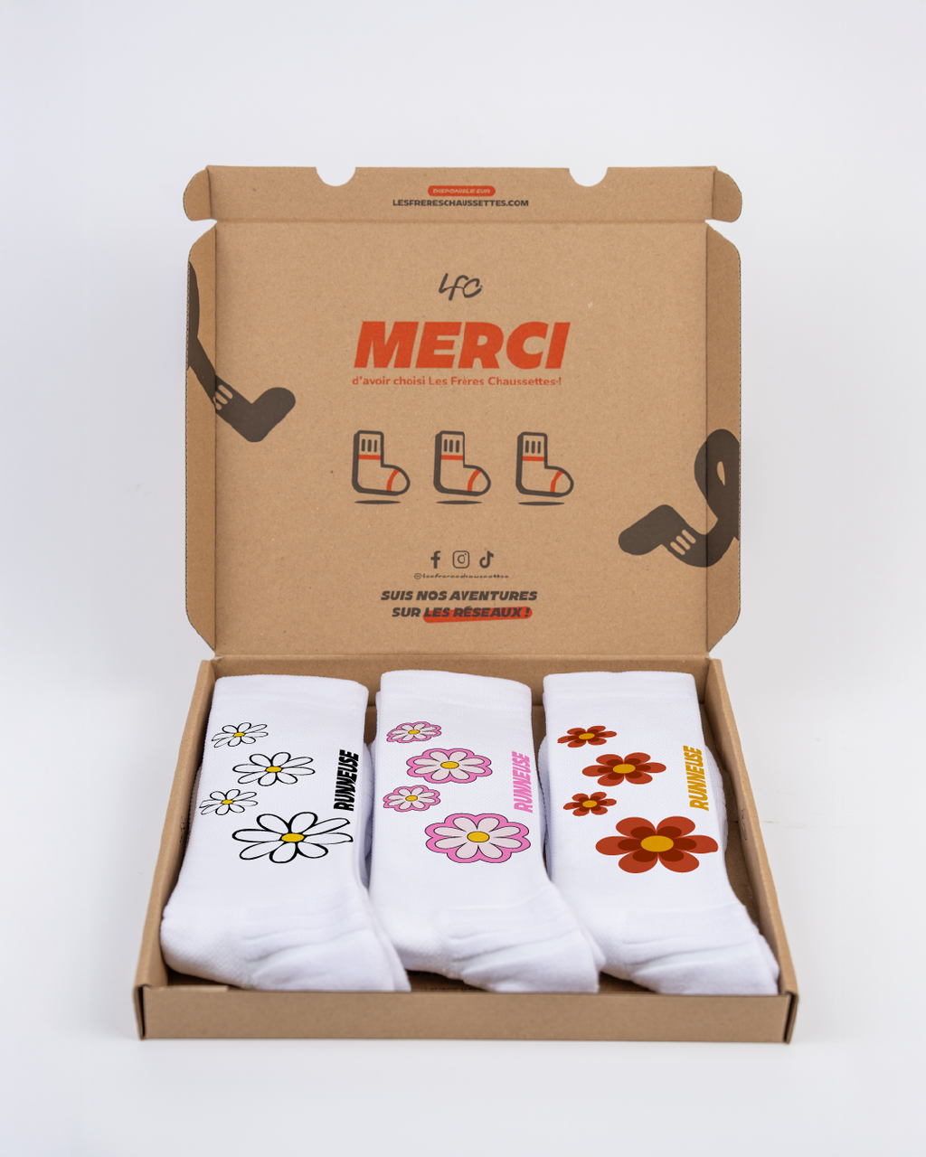 Pack 3 Paires Bouquet