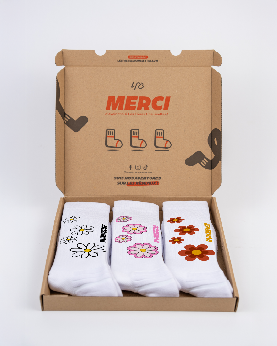 Pack 3 Paires Bouquet