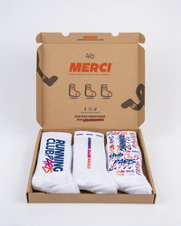 Pack 3 Paires Running Club Paris